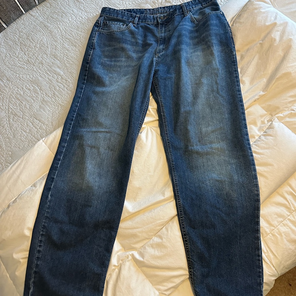 Ruff Hewn Men's Dark Blue Relaxed Jeans